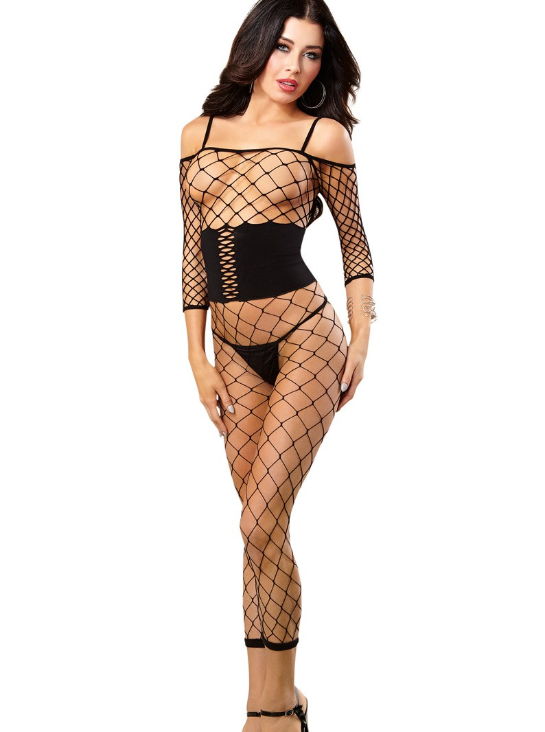 Fence Cincher Footless Bodystocking