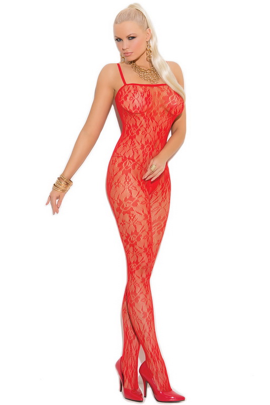 Rose Lace Bodystocking