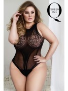 Plus Size Seamless Knit Two-Way Bodysuit