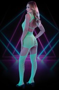 Glow In The Dark Cutout Bodystocking