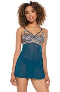 Teal Desires Lingerie Babydoll & Thong