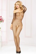 Black Crotchless Fishnet Bodystocking