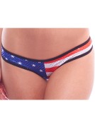 Patriotic USA Flag Rio Bikini Bottom