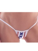 Patriotic Ticker Tape G-String Bikini Bottom