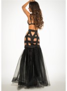 Strappy Fantasy Mermaid Gown & G-String