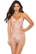 Romantic Lace Chemise & Thong Set