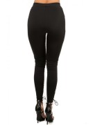 FISHNET LACE-UP FRONT LEGGINGS W/ SOLID BACK