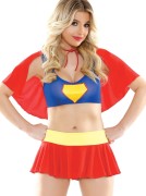 Sexy Super Girl Costume Set