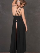 Margaux Revealing Split Gown