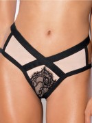 Black Eyelash Overlay Hoshi Panty