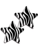 Zebra Print Star Pasties