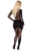 Black Sheer Mesh Bodystocking