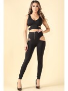 Strappy Cut-Out Top & Leggings Set