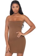 Light Brown Opaque Dress