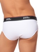 WHITE THRUSTER MEN\'S BIKINI BRIEF