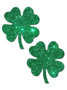 St. Patrick\'s Day Glitter Shamrock Pasties