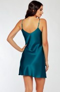 Peacock Classic Satin Chemise