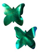 Green Iridescent Butterfly Pasties