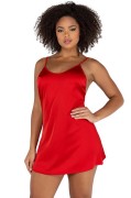 Red Soft Satin Chemise