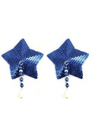 Bijoux de Nip Blue Sequin Star Pasties