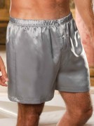 PLUSH SATIN BOXERS