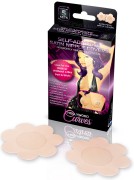 Nude Satin Self-Adhesive Nipple Covers- 5 Pairs