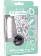 White Screaming O My Secret Remote Panty Vibe