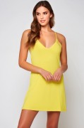 Zenni Yellow Lingerie Chemise